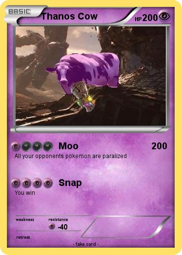 Pokemon Thanos Cow