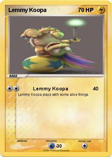 Pokemon Lemmy Koopa