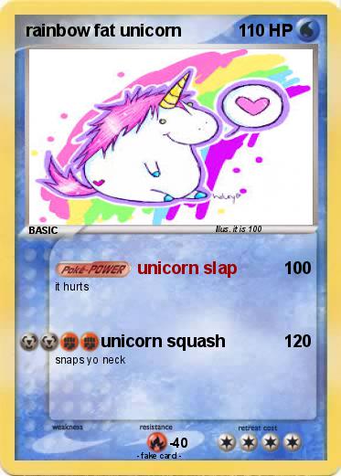 Pokemon rainbow fat unicorn
