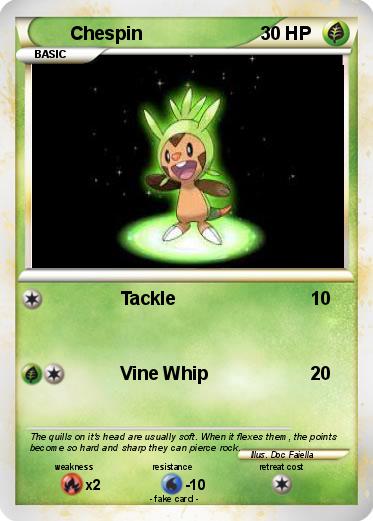 Pokemon Chespin