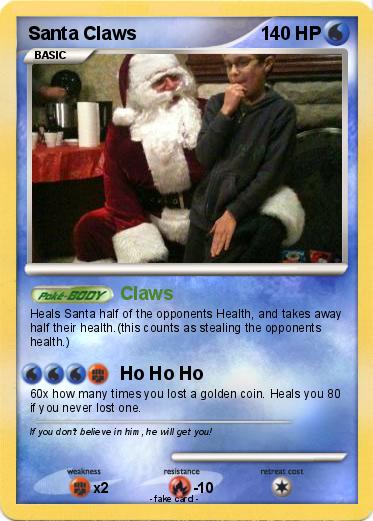 Pokemon Santa Claws
