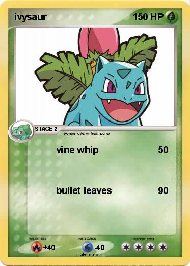 Pokemon ivysaur