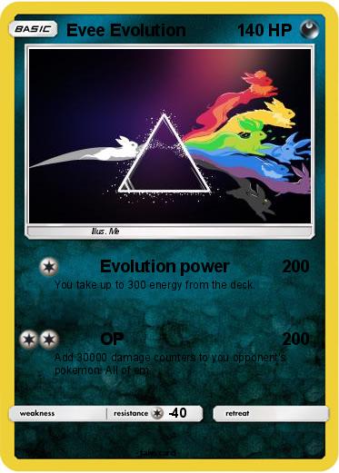 Pokemon Evee Evolution
