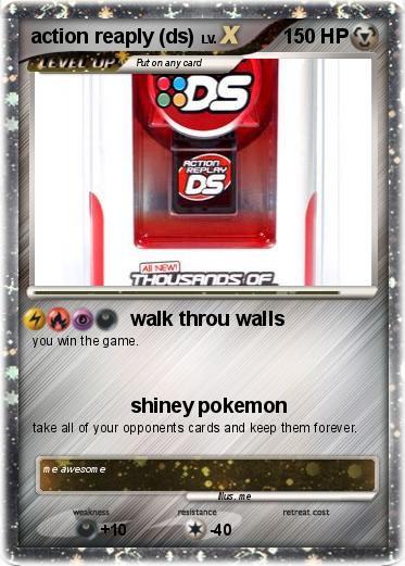 Pokemon action reaply (ds)