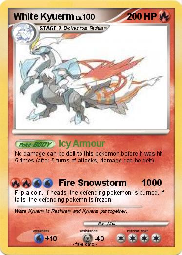 Pokemon White Kyuerm