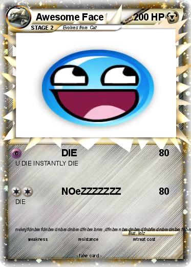 Pokemon Awesome Face