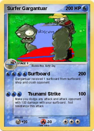 Pokemon Surfer Gargantuar