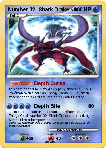 Pokemon Number 32: Shark Drake