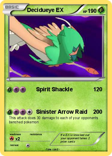 Pokemon Decidueye EX