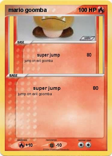 Pokemon mario goomba