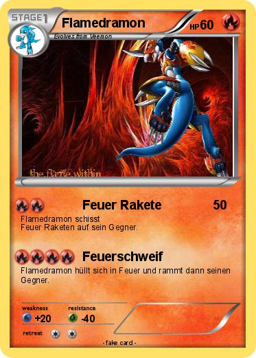 Pokemon Flamedramon