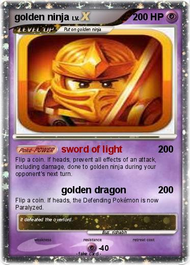 Pokemon golden ninja