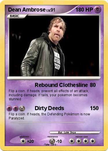 Pokemon Dean Ambrose