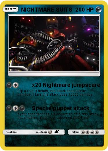 Pokemon NIGHTMARE SUITS