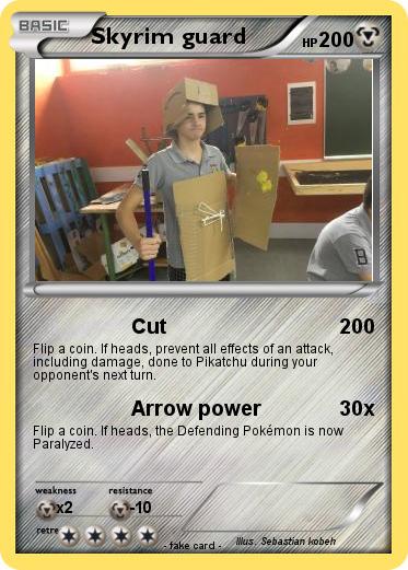 Pokemon Skyrim guard