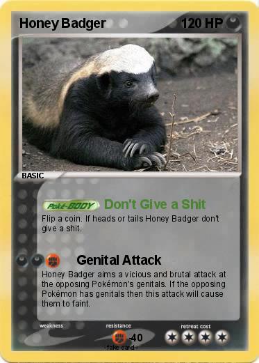 Pokemon Honey Badger