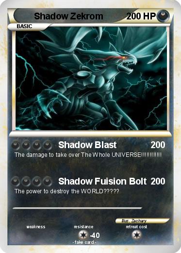 Pokemon Shadow Zekrom