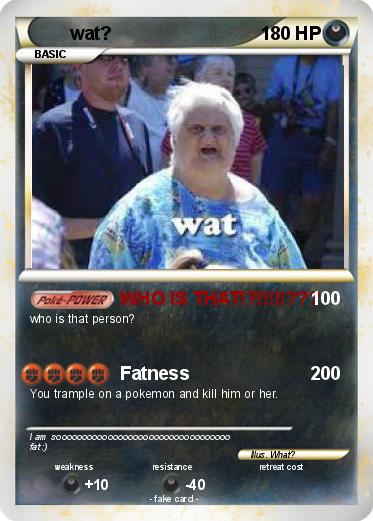 Pokemon wat?
