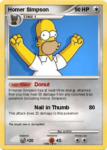 Pokemon Homer Simpson
