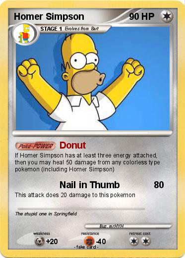 Pokemon Homer Simpson