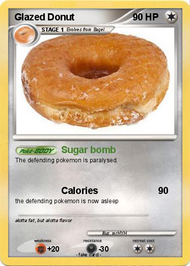 Pokemon Glazed Donut