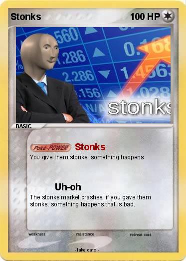 Pokemon Stonks