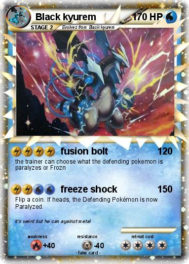 Pokemon Black kyurem
