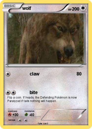 Pokemon wolf
