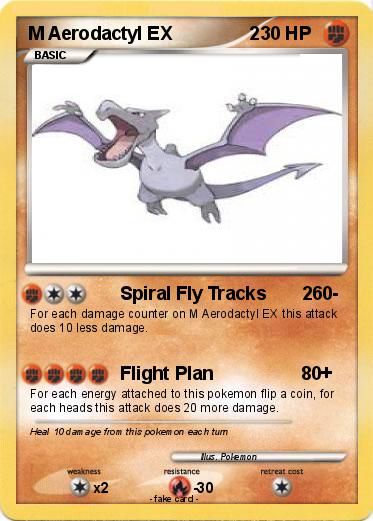 Pokemon M Aerodactyl EX               2