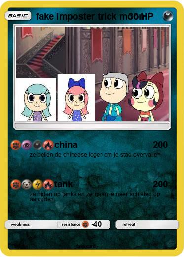 Pokemon fake imposter trick moon