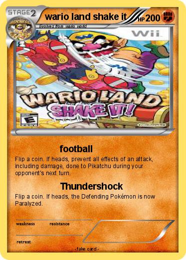 Pokemon wario land shake it