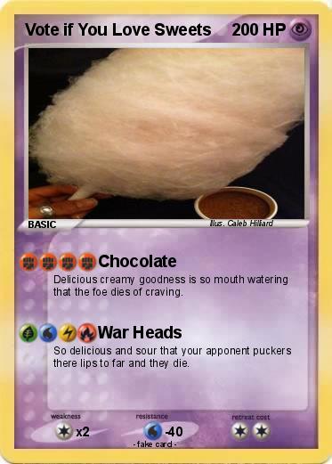 Pokemon Vote if You Love Sweets