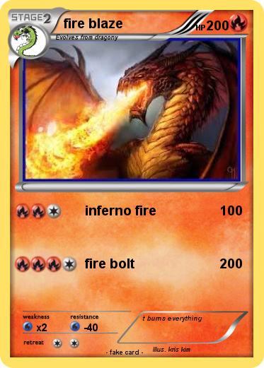 Pokemon fire blaze