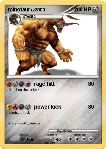Pokemon minotaur