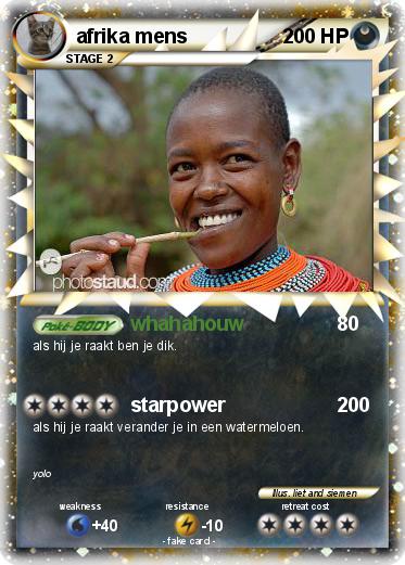 Pokemon afrika mens