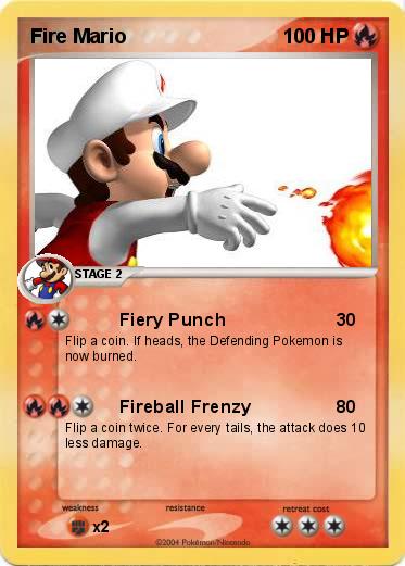 Pokemon Fire Mario