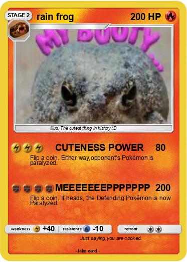 Pokemon rain frog