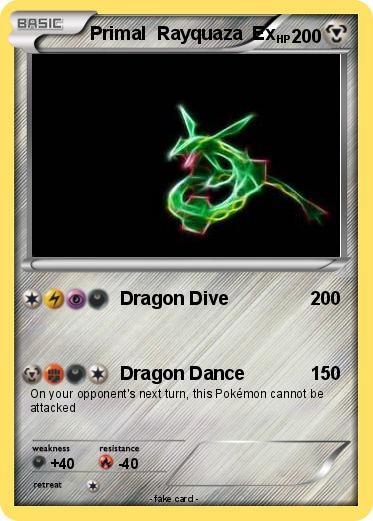 Pokemon Primal  Rayquaza  Ex