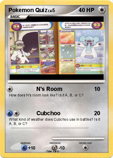 Pokemon Pokemon Quiz