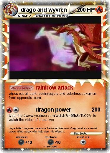 Pokemon drago and wyvren