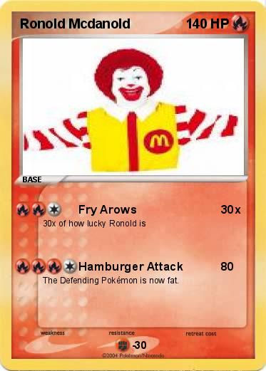 Pokemon Ronold Mcdanold