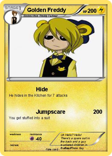 Pokemon Golden Freddy