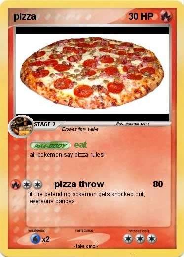 Pokemon pizza