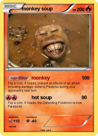 Pokemon monkey soup