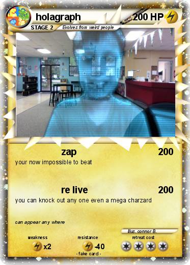 Pokemon holagraph