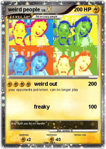 Pokemon weird people