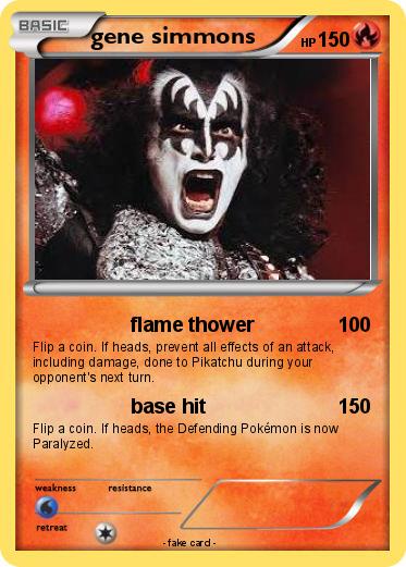Pokemon gene simmons