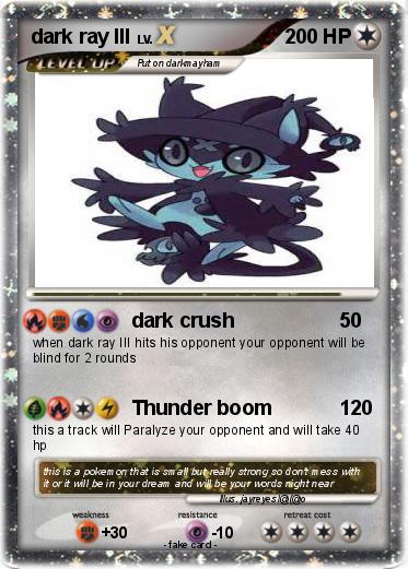 Pokemon dark ray III