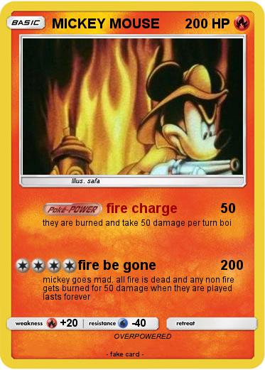 Pokemon MICKEY MOUSE