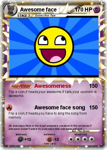 Pokemon Awesome face